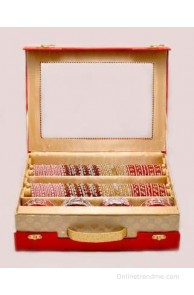 RADHASHREE Glass Enamel Bangle Set