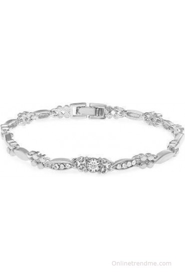 Mahi Alloy Rhodium Bracelet
