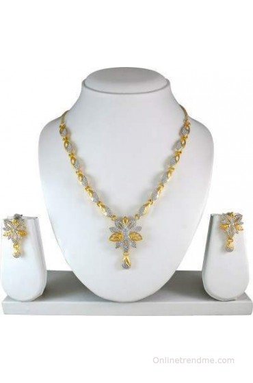 Atasi International Marit Gold Silver Alloy Jewel Set