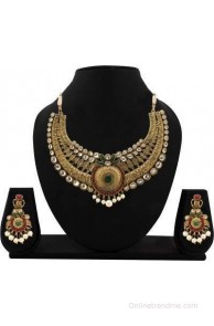 Zaveri Gehenon Ki Bhar Necklace Alloy Jewel Set