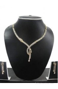 Zaveri Classic Necklace Alloy Jewel Set
