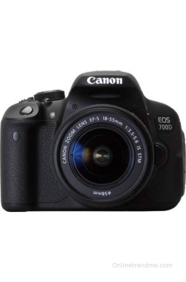 Canon EOS 700D (Body with EF-S 18-55 STM Lens) DSLR Camera(Black)