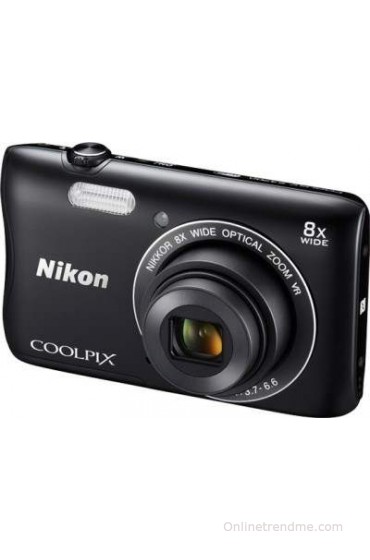 Nikon Coolpix S3700 Point & Shoot Camera(Black)