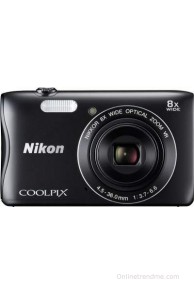 Nikon Coolpix S3700 Point & Shoot Camera(Black)