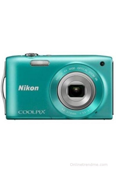 Nikon Coolpix S3300 Point & Shoot Camera(Green)