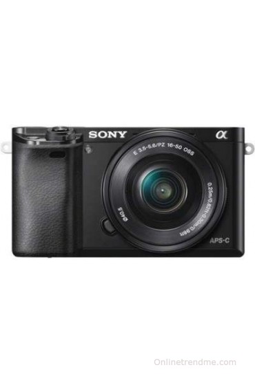 Sony ILCE-6000L with SELP1650 Lens Mirrorless Camera(Black)