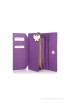 Butterflies Women Casual, Formal Purple Artificial Leather Wallet(5 Card Slots)