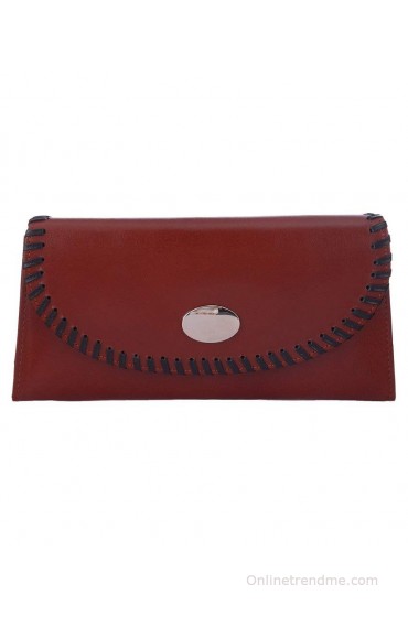 Leatherman Tan Leather Button Casual Wallet