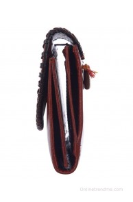 Leatherman Tan Leather Button Casual Wallet