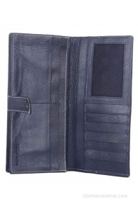 Leder Mart Black Leather Regular Wallet