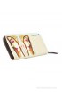 Peekabooo Cream & Brown Long Wallet