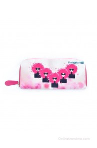 Peekabooo Pink Long Wallet