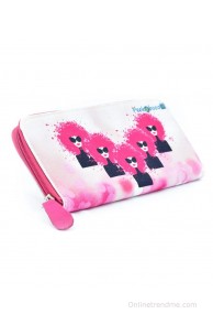 Peekabooo Pink Long Wallet