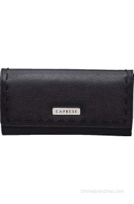 Caprese Women Black Artificial Leather Wallet