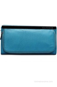 Caprese Girls, Women Blue Artificial Leather Wallet(6 Card Slots)