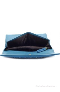 Caprese Women Blue Wallet(10 Card Slots)